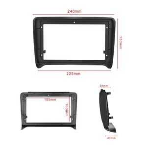 Henmall 9 ''Android autoradio CarPlay GPS WiFi 1 an stéréo Fascia panneau Radio pour <span class=keywords><strong>Audi</strong></span> <span class=keywords><strong>TT</strong></span> 2000 FM Fascia cadre amplificateur - Product Image 3