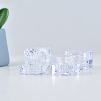 Boîte à crème transparente en acrylique 5g, flacon de crème pour les yeux, boîte de crème pour les yeux, boîte de portionnement d'échantillons, flacon vide de voyage pour portionnement