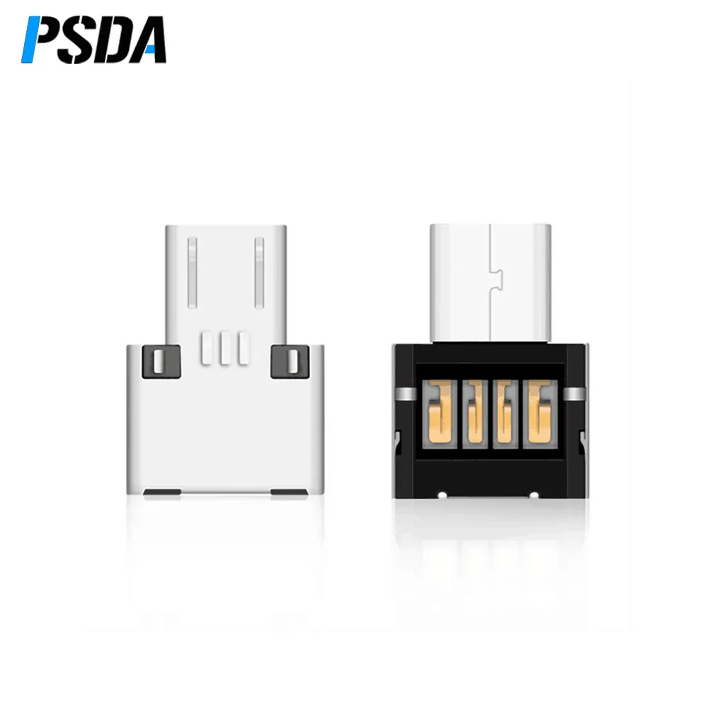 PSDA Type-C/Micro to USB 2.0 OTG Adapter for Samsung S8 Plus Xiaomi Oneplus 5T Macbook Portable USB Type C OTG Adapter