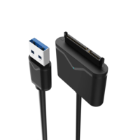 Cable de disco duro SATA USB3 0 a SATA Cable de disco duro de 2,5/3,5 pulgadas Cable convertidor adaptador SATA