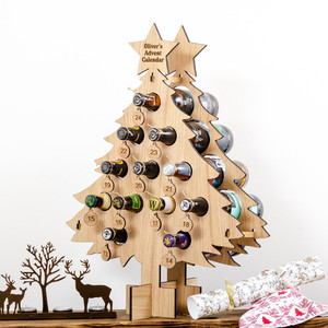 <span class=keywords><strong>Calendrier</strong></span> <span class=keywords><strong>de</strong></span> <span class=keywords><strong>l</strong></span>'<span class=keywords><strong>Avent</strong></span> en bois personnalisé pour adultes, avec porte-bouteilles <span class=keywords><strong>de</strong></span> bière en forme <span class=keywords><strong>de</strong></span> sapin <span class=keywords><strong>de</strong></span> Noë<span class=keywords><strong>l</strong></span> - Product Image 1