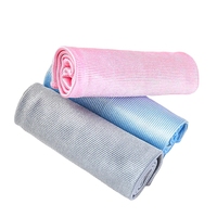 Paño de Limpieza de Vidrio de Microfibra Sin Rayas, Paño de Pulido para Ventanas, Espejos y Pantallas, Reutilizable, para Cocina, Auto y Vidrio