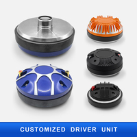 Haut-parleur de compression professionnel OEM personnalisé en titane de 1,75 pouce à visser, 80W RMS 160W MAX, 8 Ohm, 107dB, gorge de 1 pouce