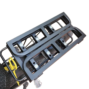 Canasta <span class=keywords><strong>Trasera</strong></span> para Bicicleta de Carga Resistente, Canasta Metálica Extraíble Grande para Bicicleta - Product Image 3