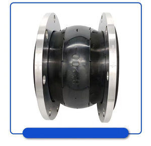 Compensador de fuelle para tuberías de acero inoxidable con brida, junta de expansión flexible de caucho EPDM de bola única para agua DN10-DN500 - Product Image 4