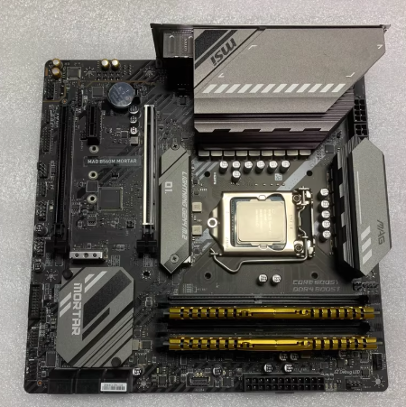 B560m Used Second Hand Working Well LGA1200 Desktop Gaming Motherboard