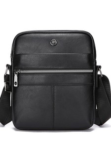 Nouveau sac à bandoulière en cuir PU, petit sac à main, sac bandoulière, sac messager en cuir pour homme, usage quotidien - Product Image 1