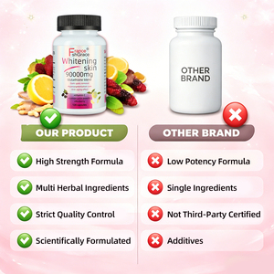 Suplemento Blanqueador de Piel con Extracto Herbal Shecome, con Efecto Antienvejecimiento y Antioxidante, Cápsulas Blanqueadoras de Piel, 120 Cápsulas - Product Image 6