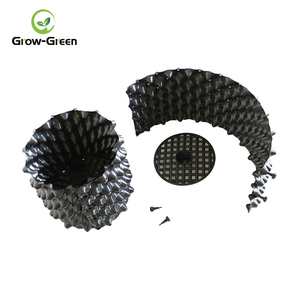 1 2 3 5 7 10 gallon air pruning container root pots black plastic plant pot for planter grow