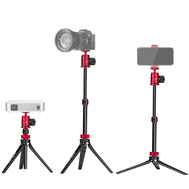 Manbily Desktop Vlogging Live Tripod Holder Camera Mini Tripod For DSLR Cameras Smartphone Projector