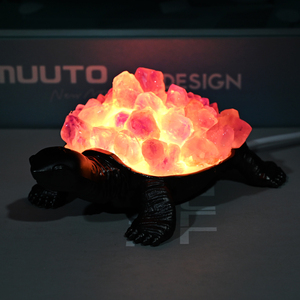 Nouveau produit <span class=keywords><strong>grappe</strong></span> de cristal de haute qualité en pierre de guérison sculptée <span class=keywords><strong>lampe</strong></span> en <span class=keywords><strong>grappe</strong></span> de tortue pour la décoration d'éclairage ambiant - Product Image 4