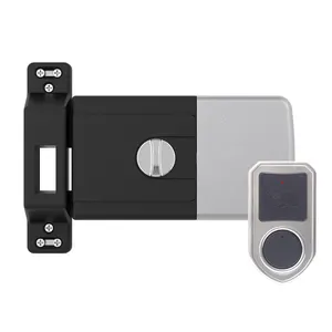 High Quality Wooden Doors Stainless Steel Swipe Card Lock Mechanical Key Unlock Intelligent Lock