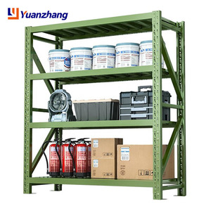 En Stock: Estanterías Metálicas Industriales Ajustables de 200 kg, Resistentes, para Almacenamiento en Almacenes - Product Image 1