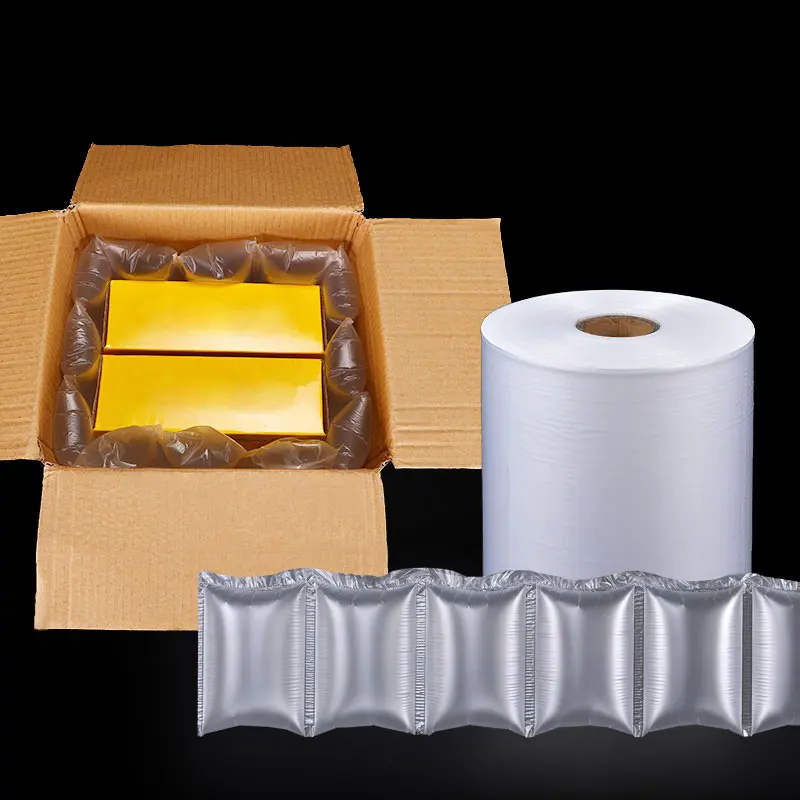 Buffer Plastic Packaging Cushion Bag Air Bubble Film Bag Air Pillow Film Safety Protection For Void Fill