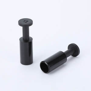 Connecteur pneumatique rapide, bouchon de tube PU, capuchon droit en plastique noir, insert de blocage, bouchon de tuyau, raccords de tuyauterie - Product Image 1