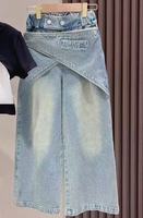 Nouvel Ensemble Deux Pièces T-Shirt et Jean Style Décontracté d'Été pour Filles, Tissu Coton Tendance, Modèle Bébé à la Mode et au Style Étranger