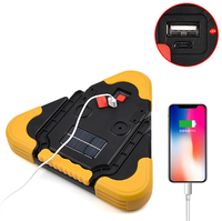 Lampe triangulaire solaire, étanche et Durable, éclairage de travail multifonctions, phare d'avertissement pour voiture