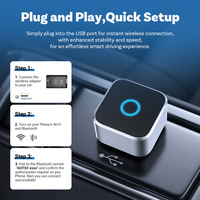 Adaptateur sans fil CarPlay et Android Auto 2-en-1, clé USB de stockage haute performance, vente en gros, usine OEM