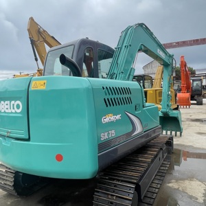 Excavadora Usada KOBELCO SK75 de 7.5 Toneladas, Excavadora Hidráulica de Orugas, Maquinaria de Construcción - Product Image 2