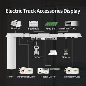 Motor para Cortinas WiFi KYOK Blanco Tuya - Sistema Inteligente de Riel para Cortinas con Instalación Rápida en 5 Minutos - Product Image 3