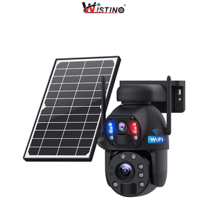 Wistino Ubox 6MP ultra <span class=keywords><strong>alta</strong></span> <span class=keywords><strong>definizione</strong></span> 10X zoom wifi telecamera esterna scheda sd allarme solare push colore visione notturna telecamera cctv - Product Image 1