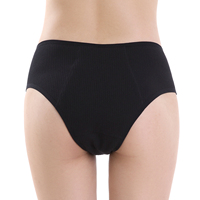 Culottes menstruelles Shanhao OEM taille moyenne 4 couches flux moyen écologiques pour femmes