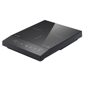 Venpole unique cuisinière à <span class=keywords><strong>induction</strong></span> table de cuisson table de cuisson à usage domestique 2100W VP1-21F blanc couleur Biseauté panneau tactile - Product Image 2