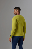 100% Polyester Performance T-Shirt für Herren mit Daumenloch, Reflektierend, Schnelltrocknend, Raglan-Ärmel, Langarm-T-Shirt zum Laufen