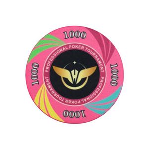 Ficha de Póker de Cerámica Premium Personalizada de Alta Calidad, 14g, Superficie Lisa, Moneda Conmemorativa para Árbitro - Product Image 5