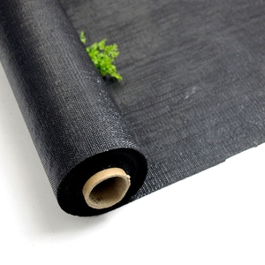 Toile de paillage <span class=keywords><strong>anti</strong></span>-mauvaises herbes en polypropylène non tissé noir, vert et blanc pour aménagement paysager, agriculture, jardin et serre - Product Image 1