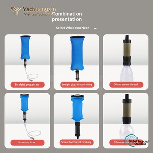 Paille filtrante à eau avec bouteille en PP pour la randonnée, le camping et les activités de plein air, 1 pièce, toutes saisons - Product Image 6