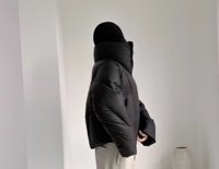 Veste d'hiver personnalisée Manteau imperméable rembourré à bulles en polyester léger de grande taille Veste d'extérieur en forme de canard