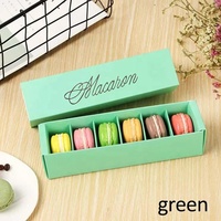 Personnalisé 4 6 12 24-Cookie Chocolat Macaron Plateau en plastique imprimé UV Durable Emballage Tiroir Boîte pour la présentation de cadeaux alimentaires