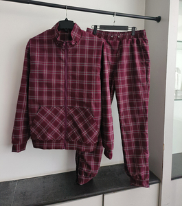 <strong>Men's</strong> Windbreaker Tracksuit Custom Plaid Tartan Lightweight Breathable Wrinkle Resistant Full <strong>Zip</strong> Jacket Elastic Waist <strong>Shorts</strong> - Product Image 5