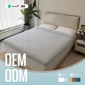 ผ้าห่มนุ่มเย็นสบาย OEM <span class=keywords><strong>QMAX</strong></span> 4.0 Cozy Bliss ผลิตจากผ้าถัก ระบายอากาศได้ดี น้ำหนักเบา เรียบลื่นดุจแพรไหม ใช้ได้ทุกฤดู ผลิตจากไนลอน/สแปนเด็กซ์ - Product Image 1