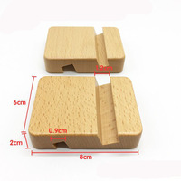 Support de téléphone intelligent en bois, supports de téléphone portable, support de tablette