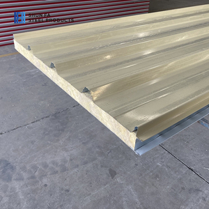 कस्टम 40 मिमी स्टील एल्यूमीनियम इन्सुलेट रॉक ऊन पर्यावरण के अनुकूल छत सैंडविच पैनल उच्च गुणवत्ता वाली धातु साइडिंग बाहरी दीवार पैनल - Product Image 4