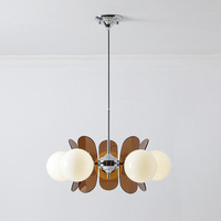 Lustre de haricot magique de 23.6 pouces salon Bauhaus lumière concepteur de luxe rétro crème Style Table à manger chambre lumière