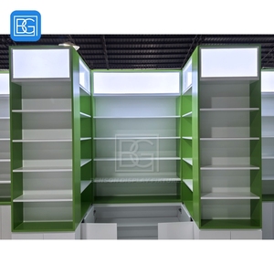 Conception de rayonnages modulaires en bois pour intérieur de magasin, présentoir de <span class=keywords><strong>pharmacie</strong></span> - Product Image 3