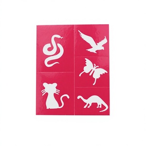 Adesivi per stencil vuoti impermeabili e resistenti agli strappi, per disegno fai da te, graffiti, forme geometriche, serpente, aquila, farfalla, gatto - Product Image 1