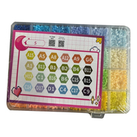Lot de perles en plastique Artkal pour loisirs créatifs, 24 couleurs, perles Pyssla Perler unisexe, jouet créatif à fusionner, perles Hama Perler