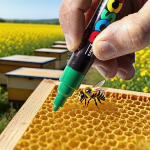 Équipement d'apiculture BEESTAR, outil de ruche avec marqueur de <span class=keywords><strong>reine</strong></span> Posca pour le marquage des reines, stylo à abeilles, type de produit : élevage - Product Image 4
