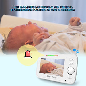 HB6243 4.3 pouces sans fil numérique intelligent caméra vidéo moniteur téléphone bébé moniteur bébé - Product Image 2