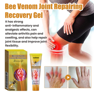Ouhoe 20g Gel réparateur articulaire <span class=keywords><strong>au</strong></span> venin d'abeille, soulagement de la douleur chronique, élimination des kystes et des œdèmes, gel apaisant pour les douleurs musculaires - Product Image 4