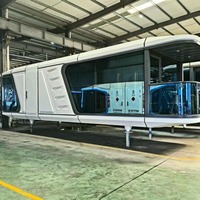 Maisons conteneurs portables extensibles de 20 et 40 pieds, maisons préfabriquées en acier pliables pour hôtels, fermes et bureaux