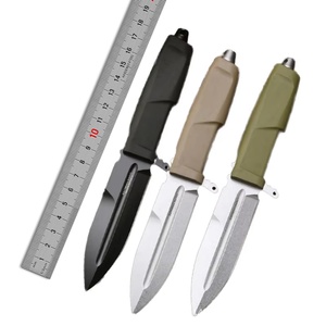 มีดดาบเหล็กดามัสกัสคุณภาพสูงแบบกำหนดเองได้ OEM สแตนเลสสตีล ด้ามจับยาง สำหรับงานอุตสาหกรรม พกพาได้ ใช้ต่อสู้ ทำเองได้ ลายเลเซอร์ - Product Image 5