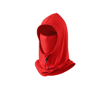 Balaclava unisexe en spandex, couvre-visage intégral, protection UV, capuche réglable, protection solaire pour l'extérieur, utilisation estivale, couleur unie - Product Image 3