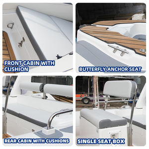 RIB <span class=keywords><strong>580</strong></span> Yacht gonflable en fibre de verre <span class=keywords><strong>Semi</strong></span>-<span class=keywords><strong>rigide</strong></span> gonflable PVC Hypalon Rib Boat avec ancre avancée - Product Image 3