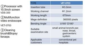 फैक्टरी मूल्य लचीली वीडियो ब्रोंकोस्कोपी और कार्यशील चैनल के साथ कठोर एंडोस्कोप - Product Image 6
