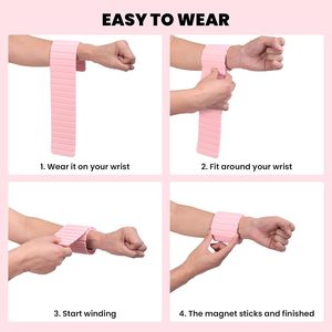 Accessori Pilates attrezzatura da palestra all'ingrosso Logo personalizzato 2lb Silicone magnetico alla caviglia peso del polso 4LB Pilates per le donne - Product Image 6